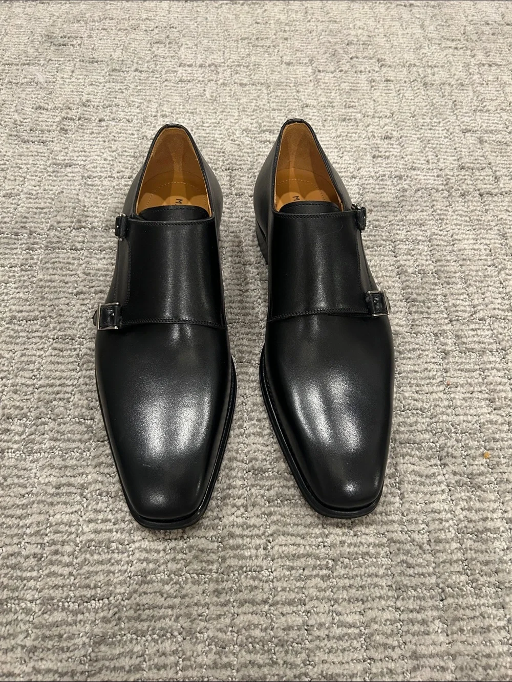 Magnanni Men's Omnia Double Monk Strap Loafers 8